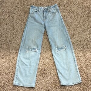 Abercrombie Kids Light Blue High Rise Jeans